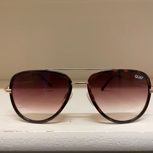 Quay All in 52mm Mini Aviator Sunglasses